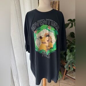 Black Adventure Pals Graphic T-Shirt UP Disney Disneyland